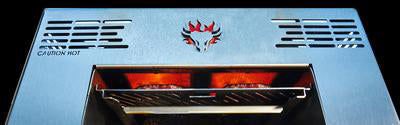 Image of Blazing Bull Grill Searing Steaks - Mobile
