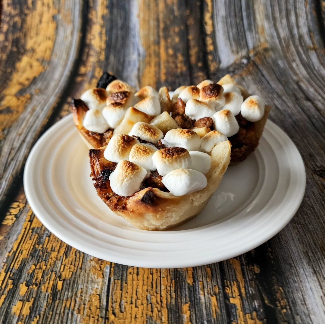 Sweet Potato Pecan Crumble Puffs