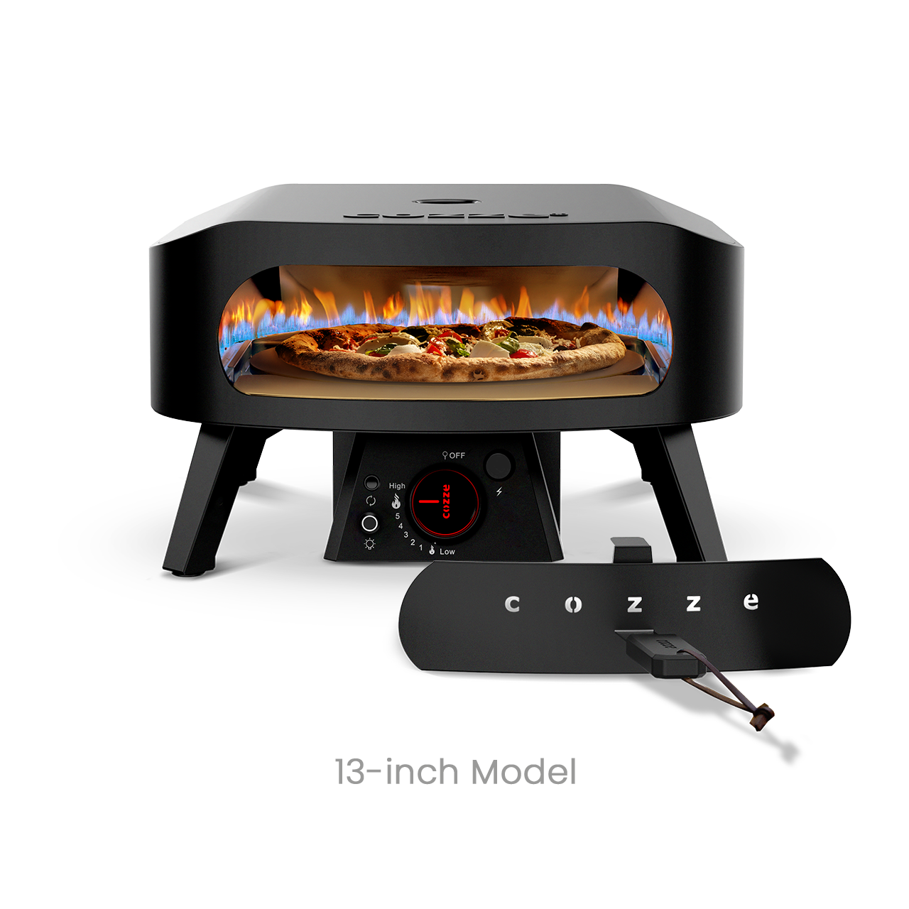 13" Rotating Pizza Oven + Table + Cover + Starter Kit