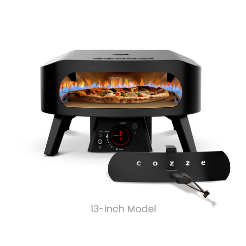 13" Rotating Pizza Oven + Cover + Starter Kit