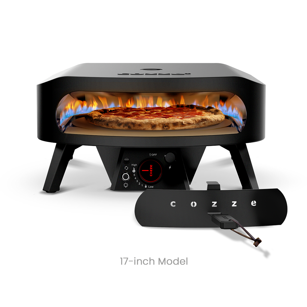 17" Rotating Pizza Oven + Cover + Starter Kit