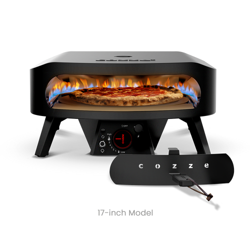 17" Rotating Pizza Oven + Cover + Starter Kit