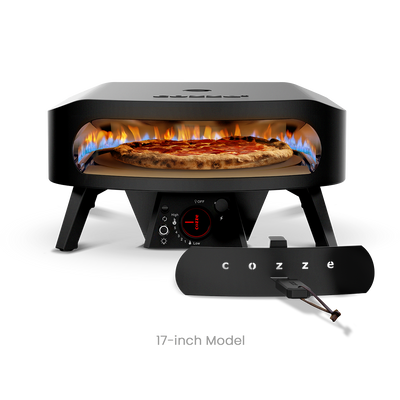 17" Rotating Pizza Oven + Cover + Starter Kit