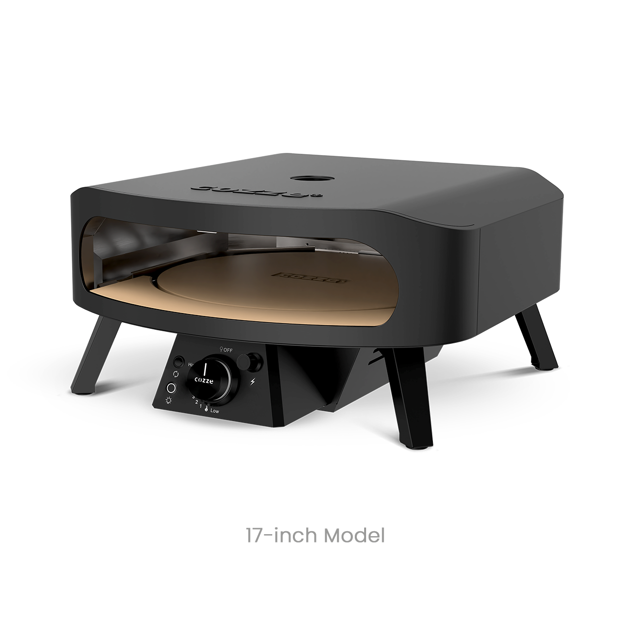 17" Rotating Pizza Oven + Cover + Starter Kit