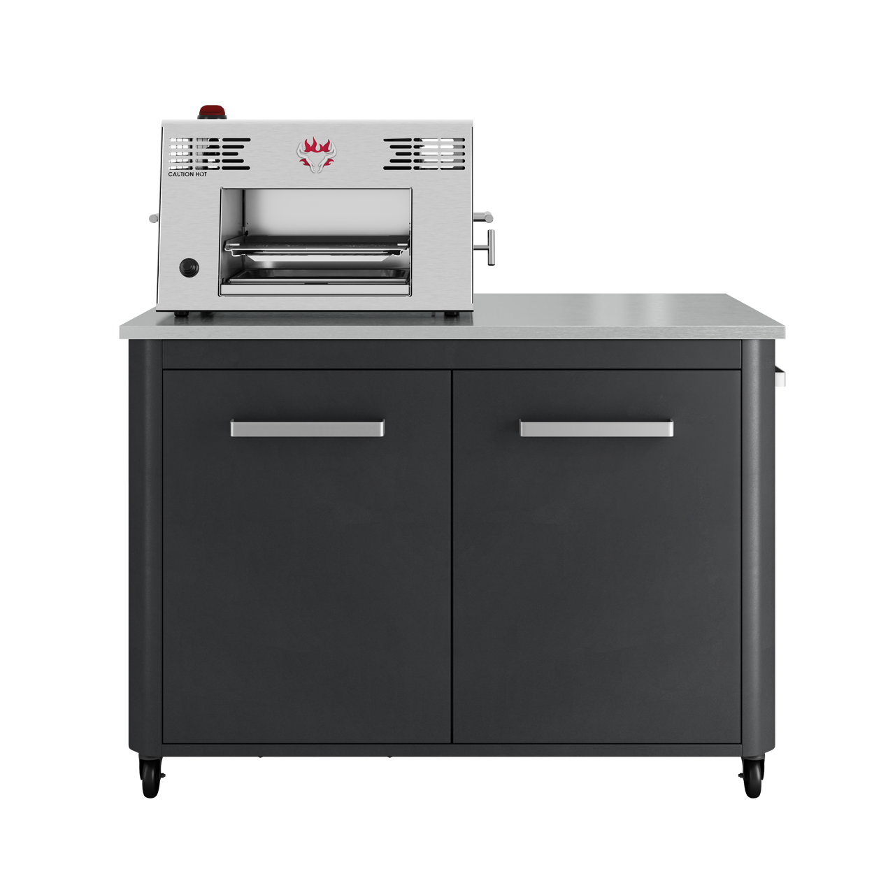 Modern Grill Table (Large) + Modern Grill Table (Tall)