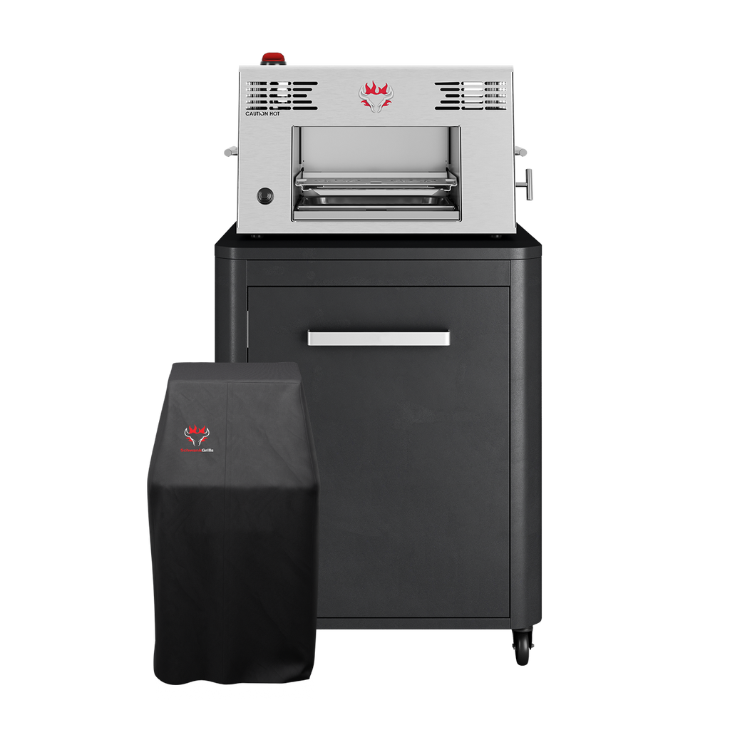 Schwank Grill + Modern Grill Table + Cover