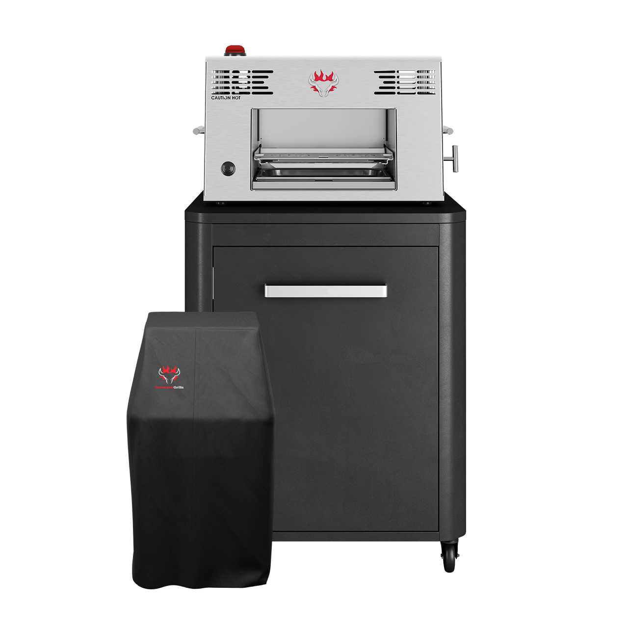 Schwank Grill + Modern Grill Table + Cover