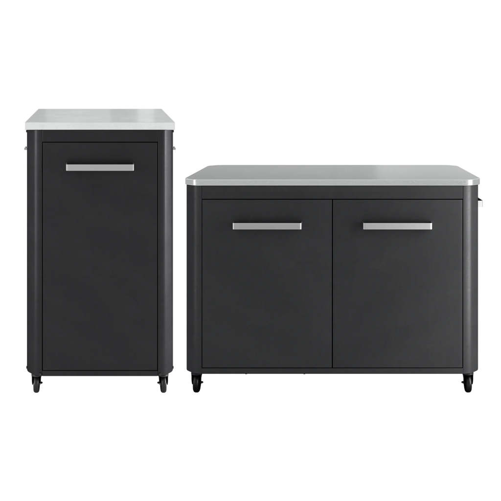 Modern Grill Table (Large) + Modern Grill Table (Tall)