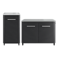 Modern Grill Table (Large) + Modern Grill Table (Tall)