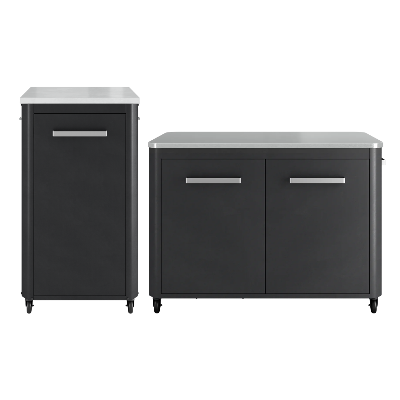 Modern Grill Table (Large) + Modern Grill Table (Tall)