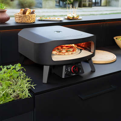 17" Rotating Pizza Oven + Cover + Starter Kit