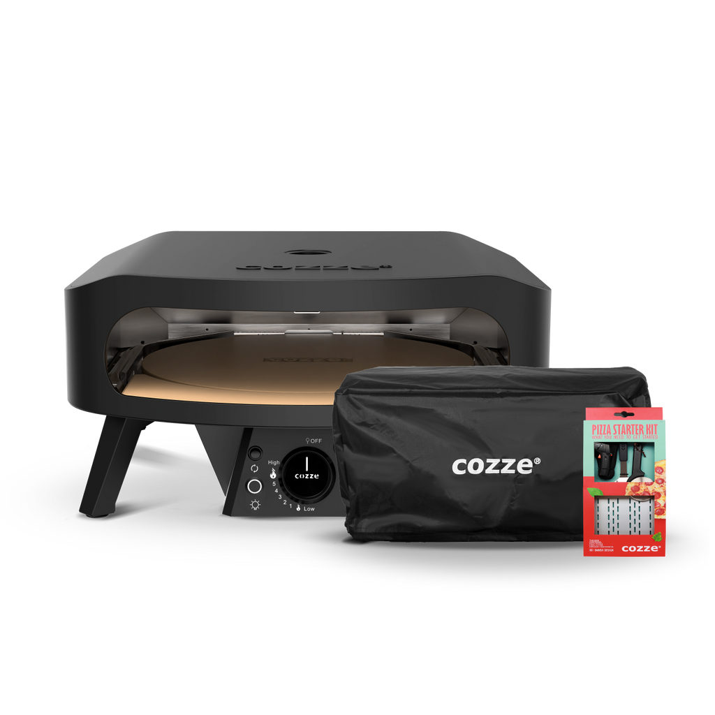 17" Rotating Pizza Oven + Cover + Starter Kit