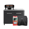 Rotating Pizza Oven  + Large Table + Cover + Starter Kit
