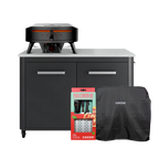 Rotating Pizza Oven  + Large Table + Cover + Starter Kit
