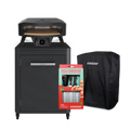 13" Rotating Pizza Oven + Table + Cover + Starter Kit