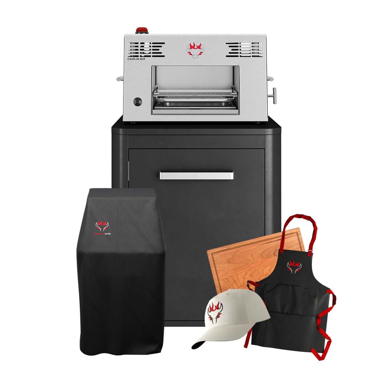 Schwank Grill + Modern Grill Table (Christmas Bundle)