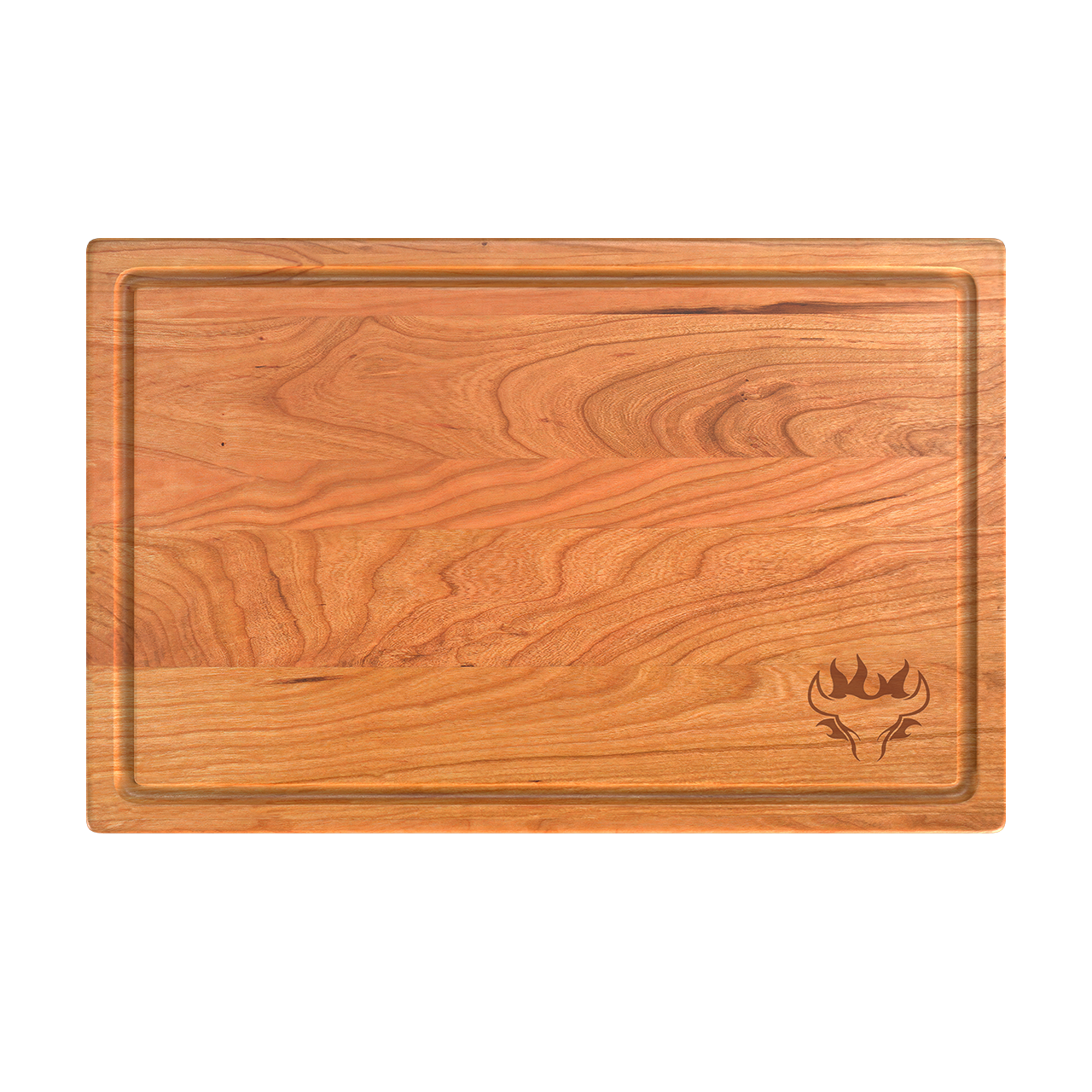 Blazing Bull Cutting Board - Top View