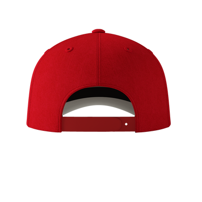 Blazing Bull Cap - Red - Back View