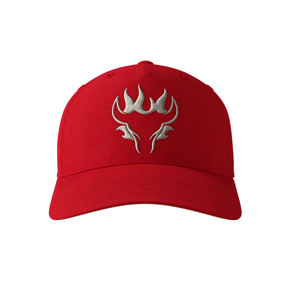 Blazing Bull Cap - Red - Front View