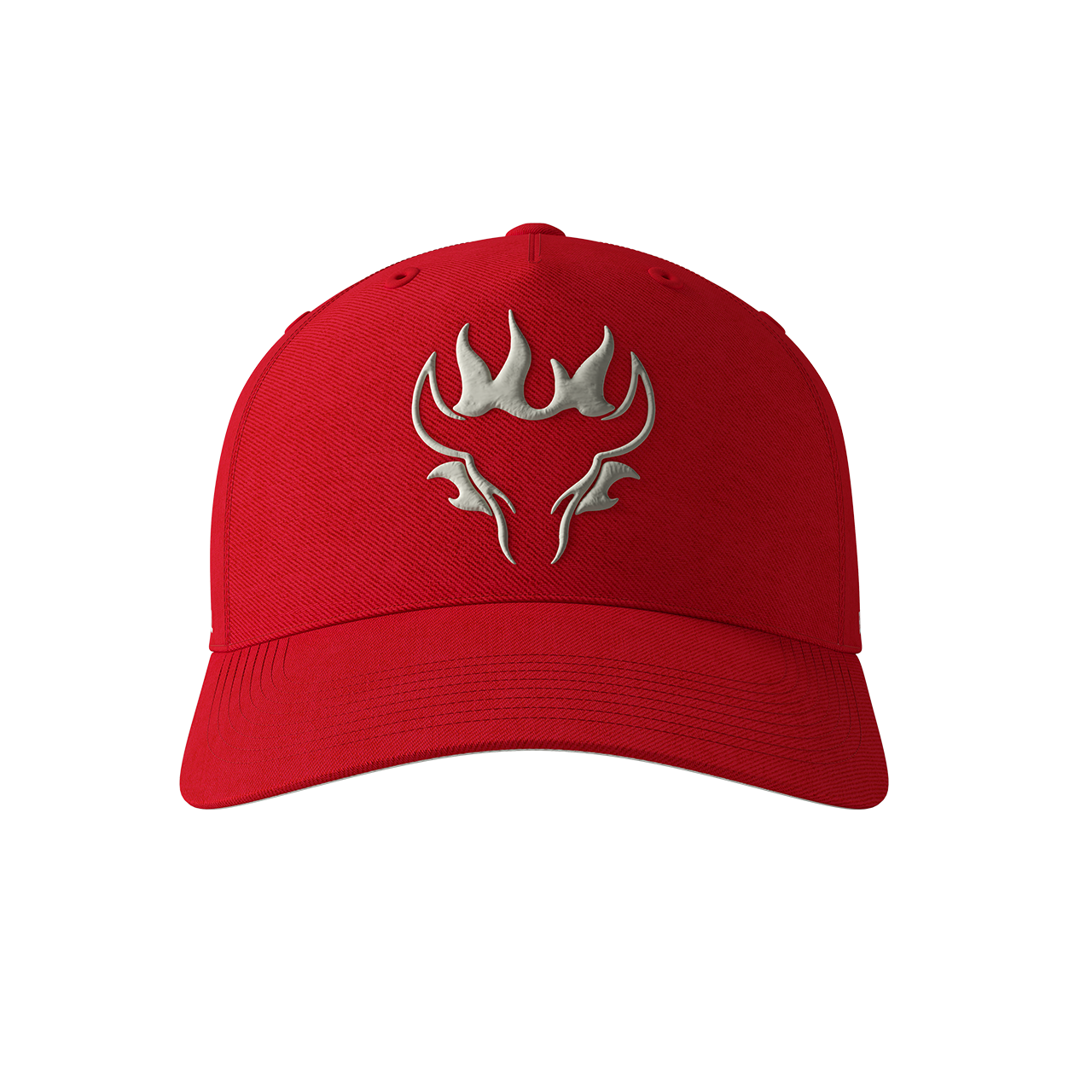 Blazing Bull Cap - Red - Front View